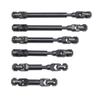 RC Accessory CNC-Machined Metal High-Performance Driveshaft for 1/10 RC Crawler Cars, Black, 112–163 mm view 3