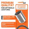 5 pcs | 10 cm Stainless Steel Tube, 19 mm OD, Polished & Beaded, V2A 1.4301 INOX | 1–10 pcs & 13–200 mm Diameter Options | Automotive Cooling Hose Connector | PREMIUM view 4