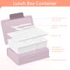 ODAWA Dinosaur Bento Boxes, Leakproof, Microwave-Safe, for Kids view 4