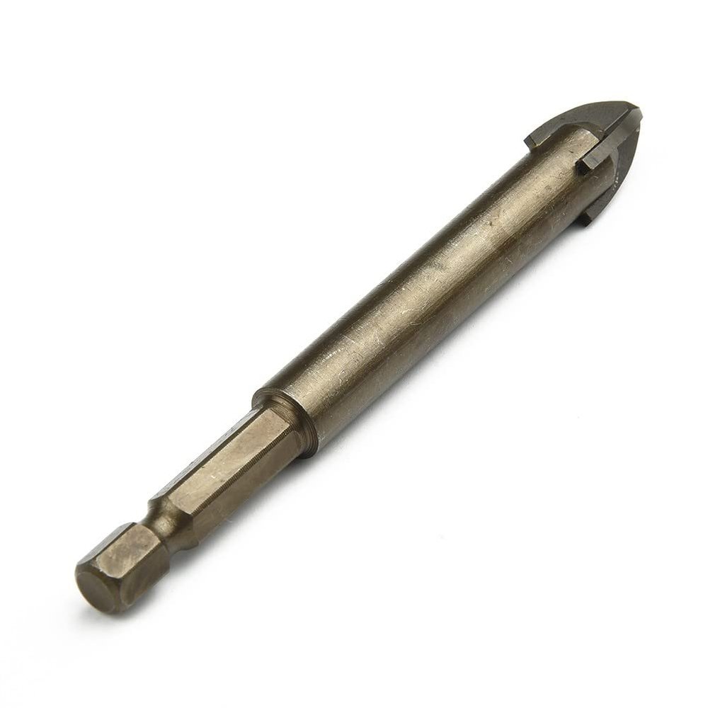 DAZZLEEX 4 mm Carbide-Tipped Spear-Point Drill Bit for Ceramic and Granite Tiles