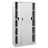 Festnight Metal Filing Cabinet with Sliding Door, 90 x 40 x 180 cm view 4