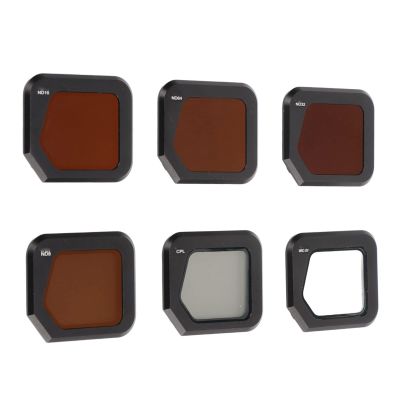 6-Piece ND-CPL Filter Set for Mavic 3 Classic, ND8–ND64, CPL and UV Filters
