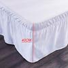 JZYSS Solid-Color Elastic Bed Skirt, Blue, 120 x 200 x 40 cm view 2