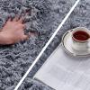 TABAYON Extra-Large Shag Area Rug, 2.4 x 3.6 m, Gray, Indoor, Ultra-Soft Plush, Non-Slip, Faux Fur view 3