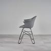 Kollecture NO Chair with Black Metal Frame | Color 4: Gray view 2