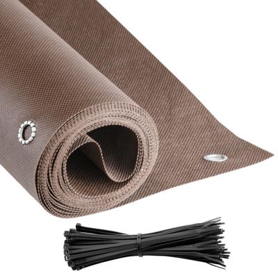 COVER IT Balcony Privacy Screen 95 x 200 cm Brown