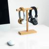MUSUMI Solid Wood Headphone Stand view 2