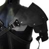 Jiumaocleu Men's Medieval Steampunk PU Leather Shoulder and Chest Armor view 4