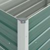 Yolola Green Metal Raised Garden Bed, 100 x 40 x 45 cm view 2