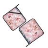 Square Heat-Resistant Pot Holders with Pink Christmas Ornament Print, 2-Piece Set view 3