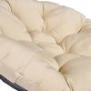 HUHJYUGE Round Papasan Chair Cushion, 50 cm, Thick Seat Cushion with Ties view 3