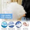 HUHJYUGE Round Papasan Chair Cushion, 50 cm, Thick Seat Cushion with Ties view 4