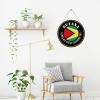 The Greatest Place on Earth Is Guyana Wooden Door Sign, Patriotic Guyana Flag Plaque, 30 x 30 cm view 3