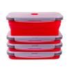 Collapsible Food Storage Containers with Airtight Lids, 1.2 L, Set of 4 view 1