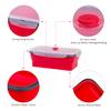 Collapsible Food Storage Containers with Airtight Lids, 1.2 L, Set of 4 view 4