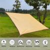 DGSFES Beige Shade Net with Eyelets, 85% UV Protection, 12 x 17 m view 2