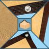 DGSFES Beige Shade Net with Eyelets, 85% UV Protection, 12 x 17 m view 3