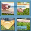 DGSFES Beige Shade Net with Eyelets, 85% UV Protection, 12 x 17 m view 4