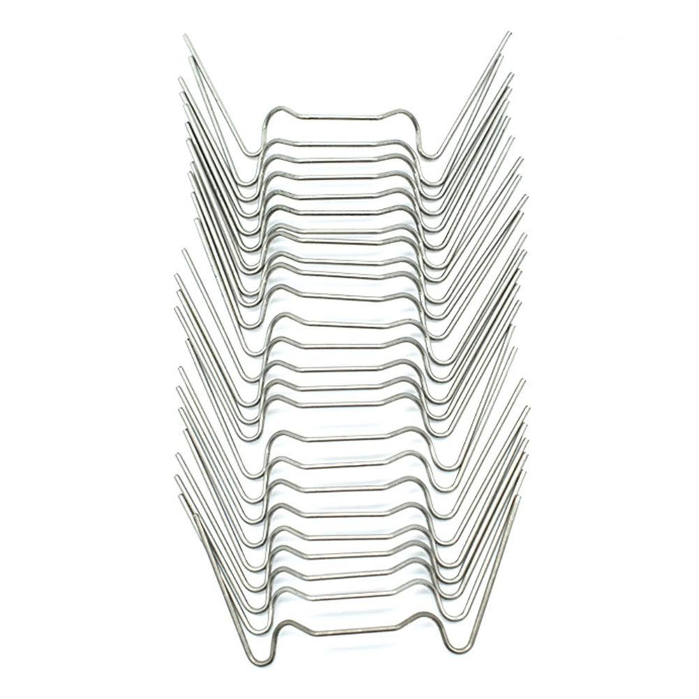 PRTECY 100-Piece Stainless Steel W-Type Greenhouse Glazing Clips