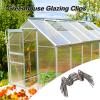 PRTECY 100-Piece Stainless Steel W-Type Greenhouse Glazing Clips view 2