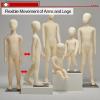Adjustable Children's Dress Form Mannequin for Sewing, Full-Body Styrofoam Display Mannequin, 8 Years view 3