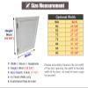 Wooden Saloon Swinging Door with Self-Closing Hinges, W65 x H90 cm view 2