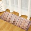 TFLABS Yellow & Planke Waterproof Non-Slip Kitchen Runner Rug, 40 x 100 cm view 1