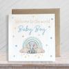 Second Ave New Baby Congratulations Card, Elephant Design, Square view 2