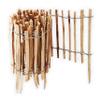 Aquagart Hazelwood Stake Fence, 4–6 cm Spacing, 20 m x 35 cm view 1