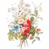 Victorian Bouquet Rice Paper, 8 x 10.5 in view 1