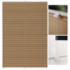metablo Custom-Size Pleated Blind, No Drilling, Clamp-Fix, Privacy Screen, Cappuccino, W 71–80 x H 151–200 cm view 1