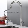 ADITAM Pull-Down Kitchen Faucet, Hot and Cold, Brushed Nickel view 4