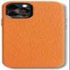 ZEDEVB Lychee Pattern Full-Coverage Case for Apple iPhone 12 Pro (2020), 6.1-inch, Orange view 1
