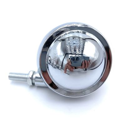 BIRLD M11 63 mm Caster Wheels, Zinc Alloy Replacement Casters for Trolleys and Flower Stands, Color A