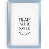 Monframe Picture Frame 20x20 cm | Modern Blue MDF Wood Frame with Acrylic Glass & UV Protection view 1