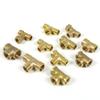 Brass Pipe Fitting Adapter, Male/Female Threads, 1/8", 1/4", 3/8" and 1/2" BSP T-Type, 1/4" Thread Specification view 3