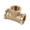 Brass Pipe Fitting Adapter, Male/Female Threads, 1/8", 1/4", 3/8" and 1/2" BSP T-Type, 1/4" Thread Specification view 4