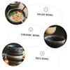 BOSUGE 1-Piece White Ceramic Asian Noodle Serving Bowl view 2