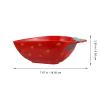 BOSUGE Ceramic Strawberry-Shaped Serving Bowl view 2