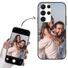 Yoedge Personalized Phone Case for Samsung Galaxy S22 Ultra 5G, Customizable with Your Own Photo, Image, or Text, Black, 6.8" view 1