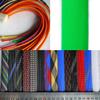 1 m Multicolor Insulated PET Braided Cable Sleeve, 6 mm, Black/Red view 2