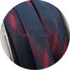 1 m Multicolor Insulated PET Braided Cable Sleeve, 6 mm, Black/Red view 3