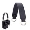 WADORN 33.5 cm Black PU Leather Purse Strap with Platinum Buckles view 1