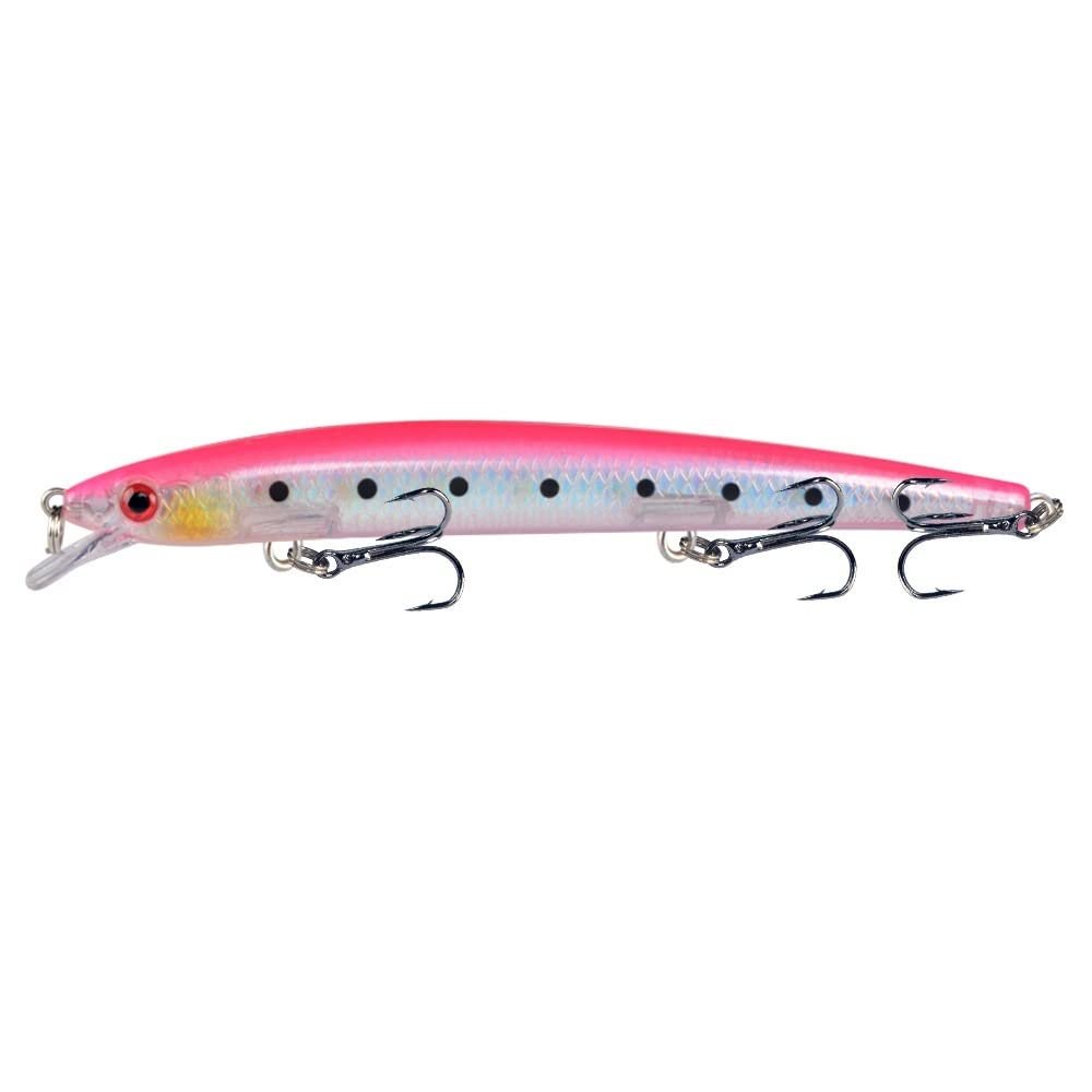 Comcapy 13.5 cm 15.5 g Floating Minnow Fishing Lure, Color 6