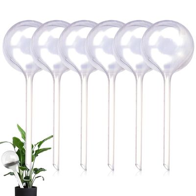 mizikuu 6-Pack Plant Watering Globes, 26 x 8 cm, Automatic Watering