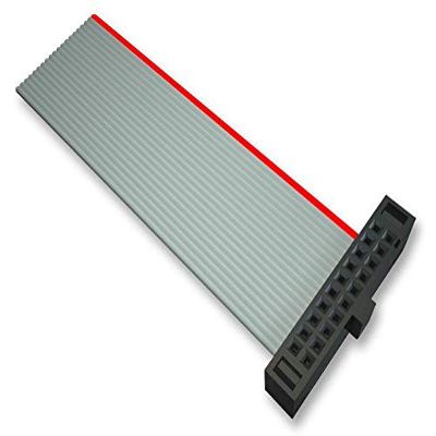 IDC Flat Ribbon Cable, 1.27 mm, 10 in, 10-Position, 1 pc., FFSD-05-D-04.00-01-N