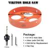 VIKITON 159 mm Bi-Metal Hole Saw with Arbor for Metal, Wood and Plastic view 4