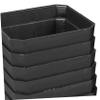 Alipis 20-Piece Plastic Pots for Succulents with Drainage Holes, Seedling Pots for Indoor and Outdoor Use view 2