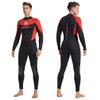 YuanDiann Men's 3mm Thickened Neoprene Wetsuit, Full-Body Diving Suit, Orange, L view 1