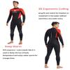 YuanDiann Men's 3mm Thickened Neoprene Wetsuit, Full-Body Diving Suit, Orange, L view 4
